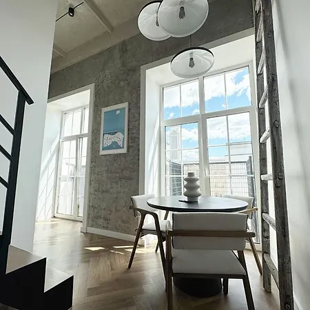 Rooftop Terrace Loft 15 Minute Walk To Zalgiris Arena Apartment