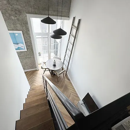 Rooftop Terrace Loft 15 Minute Walk To Zalgiris Arena Apartment