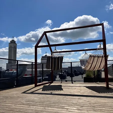Rooftop Loft 15 Minute Walk To Zalgiris Arena With Ac