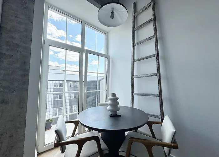 Rooftop Terrace Loft 15 Minute Walk To Zalgiris Arena Apartment Kaunas